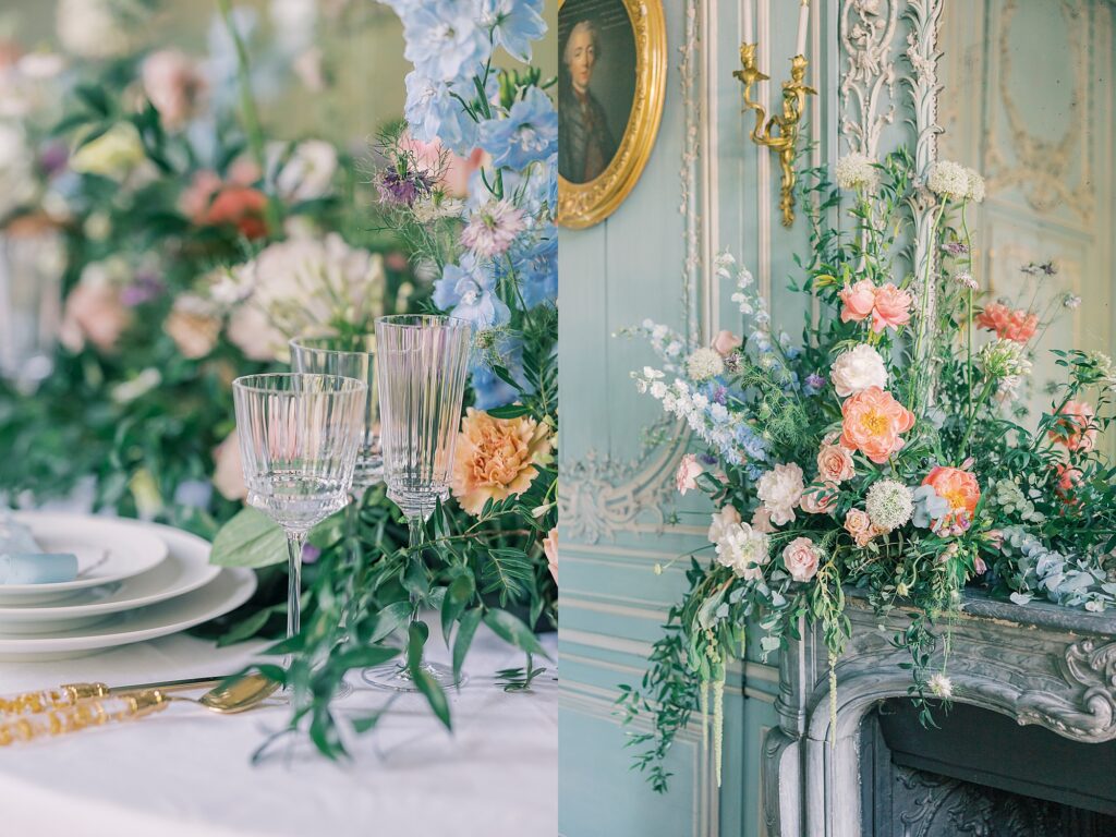 Château de Champlâtreux wedding inspiration photographed by a France destination wedding photographer