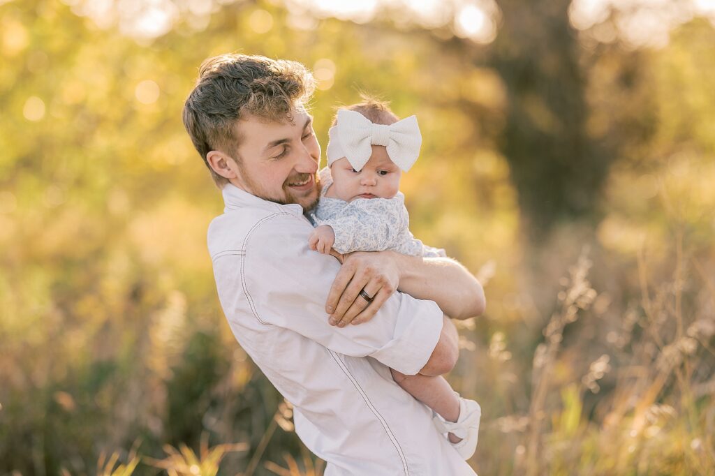 First professional family portraits photographed outdoors in La Crosse Wisconsin